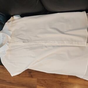 New York and Company White Shirt Dress